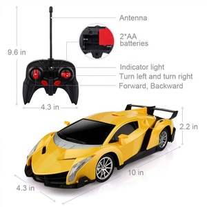 リモコン車電気おもちゃ車モデル男の子RC車おもちゃリモコンおもちゃ1/16ヘッドライト付き4チャンネル