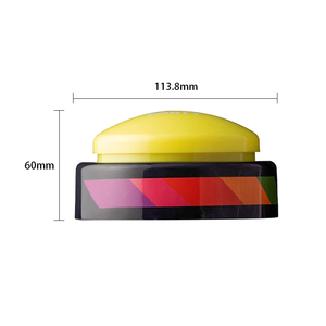 Botón de sonido programable parlante con voz, botón pulsador fácil personalizado grande, botones de fiesta de baile de música electrónica con luz LED - Product Image 3