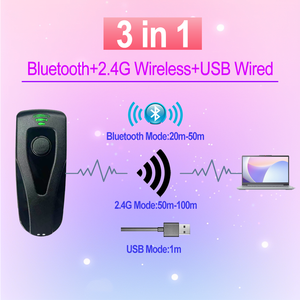 AIXW-Escáner de código de barras 2D de gran calidad, lector de código QR, tamaño mini, Android, teléfono inteligente, Bluetooth, lector de código de barras inalámbrico - Product Image 3