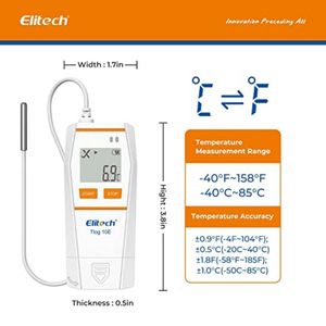Tlog 10E Multi Use <strong>Data</strong> <strong>Logger</strong> Digital Temperature <strong>Data</strong> <strong>Logger</strong> Recorder with Probe - Product Image 3