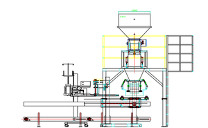 Hot Selling 5kg 15kg 25kg 50kg Feed Packing Machine With Automatic Bag Traction <strong>System</strong> Granule Animal Food Packaging Machine