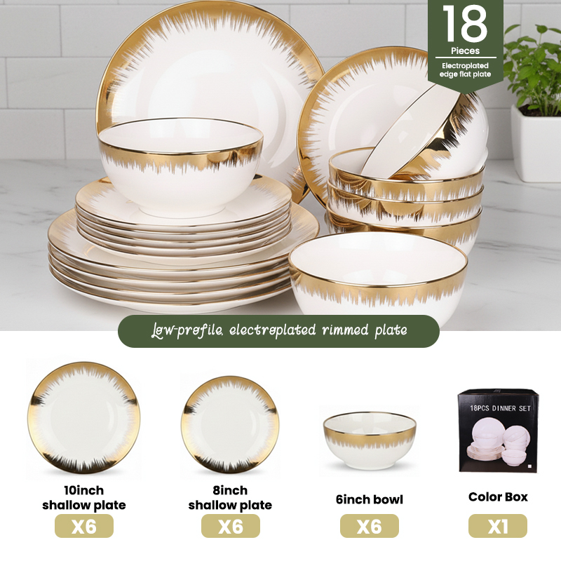 18 pièces Style 2 blanc