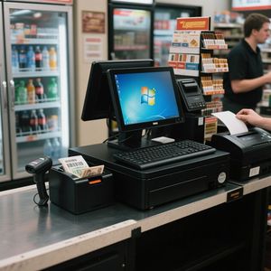 Liverdol 15 inch <span class=keywords><strong>Windows</strong></span> POS hệ thống máy với màn hình cảm ứng, Máy in nhiệt và Android tiền mặt đăng ký tùy chọn cho nhà hàng - Product Image 3