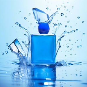 2オンス3オンス5オンス再利用可能フラット香水ガラスボトル10ml 30 ml空の正方形の香水瓶100 ml