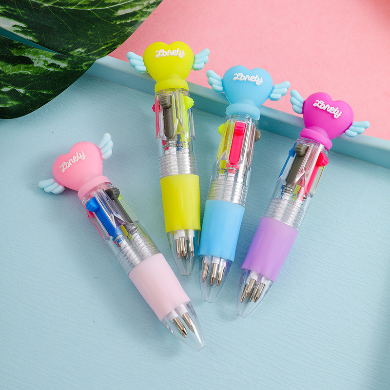 Type de balle 0.7-ailes en forme de coeur petites quatre couleurs