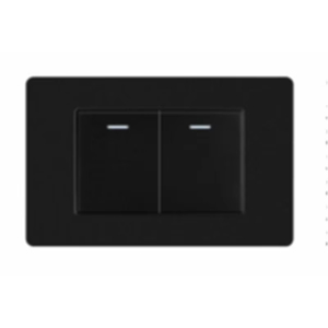 黑色控制触摸面板按钮智能现代家用电动墙壁开关 - Product Image 5