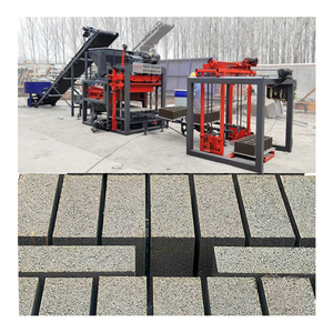 <strong>Automatic</strong> Industrial 220V PLC Mold Cement Vibration QT4 QTJ4-25 Concrete Interlock <strong>Block</strong> Sand Fly Ash Raw Brick <strong>Making</strong> <strong>Machine</strong> - Product Image 3