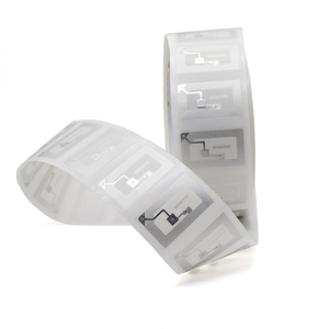 無料サンプル40 * 25mm NFC213タグスマートラベルステッカー13.56MHzNFCステッカーインレイ - Product Image 1