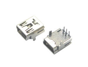 迷你5针母USB b型插座90度水平DIP PCB USB连接器 - Product Image 4