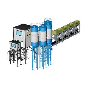 Impianto di betonaggio completamente automatico HZS90 | Uscita 90m ³/h | Sistema di pesatura controllato da Computer