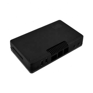 Caja de aleación de aluminio ventilador de refrigeración incorporado para Raspberry Pi 5 Dual M.2 NVMe PCIe ranuras compatibles con Raspberry Pi HATs estándar - Product Image 1