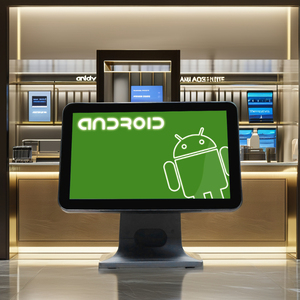 15.6 Inch All in One Point of Sale <strong>Pos</strong> System Machine <strong>Android</strong> Windows <strong>Pos</strong> Dual <strong>Touch</strong> Screen for Retail Shop - Product Image 2