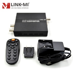 Convertidor SDI a HDMI/VGA/AV con salida de bucle IR SDI y interruptor de modo compatible con convertidor 720p 1080p SDI BNC a CVBS