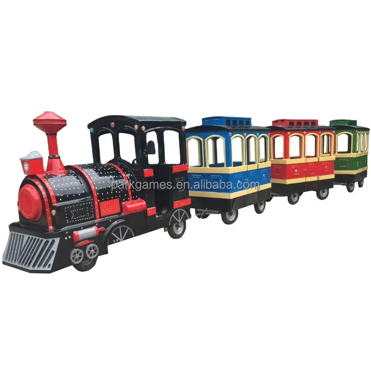 Amusement Equipment Rides!Battery Indoor Outdoor Sightseeing Train Mini Thomas Train