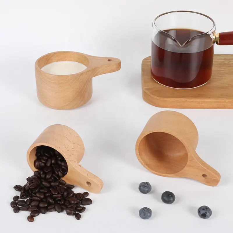 Gadgets de cuisine tasses et cuillères à mesurer ensemble cuillère en bois 1/4 cuillère à café cuillère à mesurer