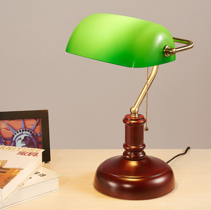 Biumart คลาสสิก Vintage โคมไฟตั้งโต๊ะ Banker E27ปุ่มอ่านโคมไฟตั้งโต๊ะสำหรับตกแต่งบ้าน - Product Image 2