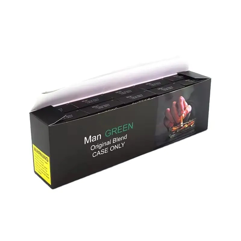 Op Maat Bedrukte 250G Artpaper Sigarettenkartonnen Dozen Voor Het Voorrollen Van Tabakspapier Verpakkingsdozen