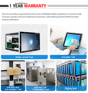 J4125 Win10 Android OS ordenador integrado IP65 impermeable táctil capacitiva industrial sin ventilador todo en un Panel PC quiosco - Product Image 5