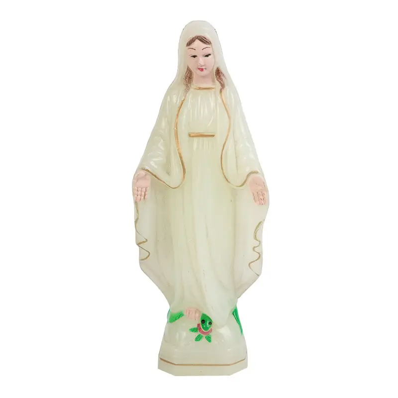 कैथोलिक ईसाई धार्मिक चमकदार मैरी लक्जरी कार्यालय घरेलू सजावट यीशु वर्जिन मैरी की मूर्ति