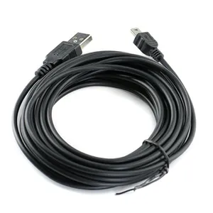 แจ็กเก็ตขนาดเล็กแบบ5PIN B ชนิด USB 2.0ตัวผู้กับ USB สายดาต้าตัวผู้แจ็คเก็ตพีวีซีชาร์จเร็ว3A ป้องกันแบบถักเปียสำหรับบันทึกการขับรถ - Product Image 6