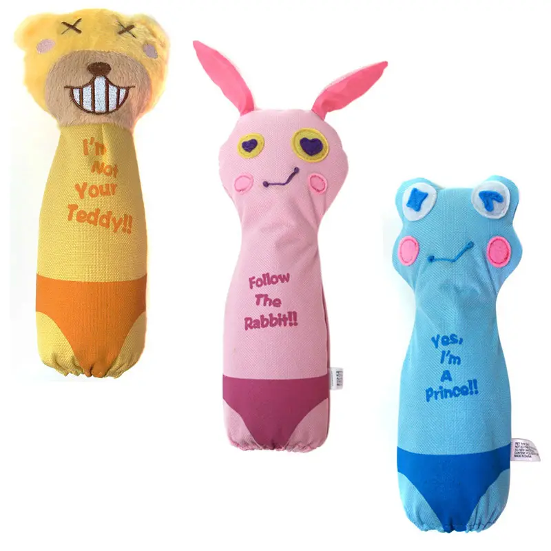 Liquidation jouets pour animaux de compagnie lot surstocké fetchDog Toy Crunching Critter Grizzly Bunny Frog jouet à mâcher pour animaux de compagnie pour chiens Liquidation p