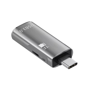 C型3.1高速TF存储卡读卡器适用于手机15华为手机PD充电加密狗充电器电缆适配器 - Product Image 1
