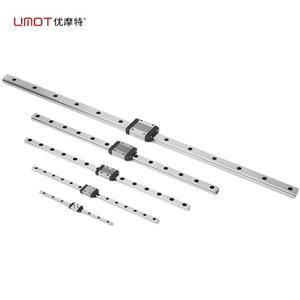 Mini riel de guía lineal UMOT con guía deslizante Blocknear con cojinete de bloque deslizante Rexroth para riel de enrutador CNC guías lineales Hiwin - Product Image 1
