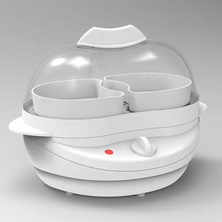 ベビーフード用電気プラスチック1〜2層卵ボイラー卵炊飯器蒸し器