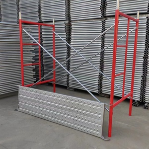 Andamio móvil de acero de configuración rápida con capacidad de carga pesada para proyectos de construcción de Arabia Saudita Tipo de puerta Escalera Tipo de luz - Product Image 5