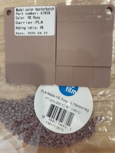 RongFeng Plastic Materials Factory Made PLA Matte Color Masterbatch Customized by <strong>Samples</strong> Multiple Colors Pantone RAL <strong>Codes</strong> - Product Image 2
