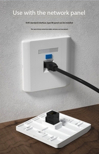 Moduli di rete per Computer all'ingrosso Cat6/Cat5e RJ45 dei produttori con sei tipi di connettori Ethernet per Docking diretto delle informazioni - Product Image 4