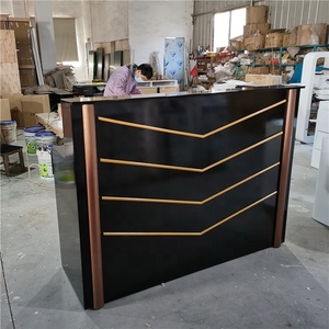西曼高品质家具柜台前台美容院美发长接待柜台接待台 - Product Image 2