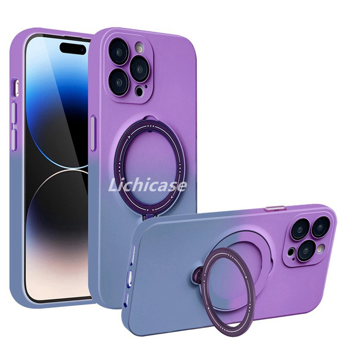 สีม่วง + สีเทา