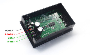 LCD חכם דיגיטלי תצוגת <span class=keywords><strong>PWM</strong></span> בקרת מנוע dc מהירות בקר 0 ~ 100% מתכוונן מקס 30A עיתוי הפיך בקרת לולאה 12V 24V - Product Image 4
