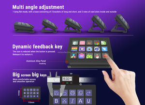 Chiave LCD Console visiva 15 tasti tastiera per Gaming, office, macro soluzioni Stream Deck modulo tastiera - Product Image 5