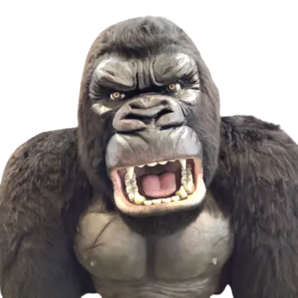 Vergnügung spark 3m Super Real Life Size Große anima tro nische KingKong Modell tiere