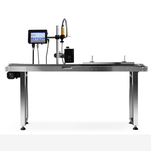 Farb tinten strahl drucker Hands trahl Chargen code Drucker Plastiktüte Flasche Verfalls datum Chargen codierung Markierung maschine mit Förderband