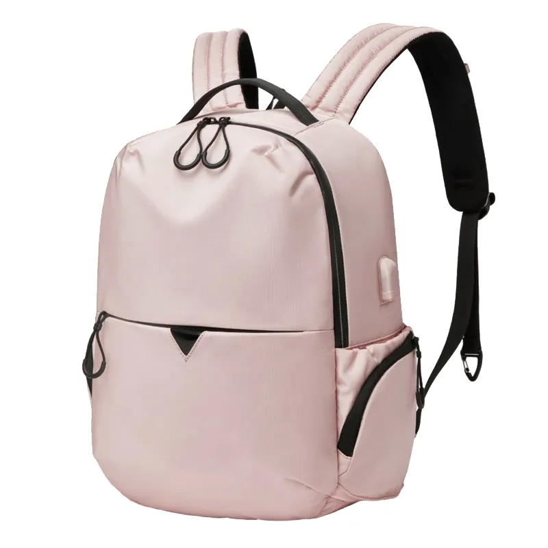 Mochila para computador de viagem de negócios à prova d'água de 15,6 polegadas mochila para escritório para mulheres com USB