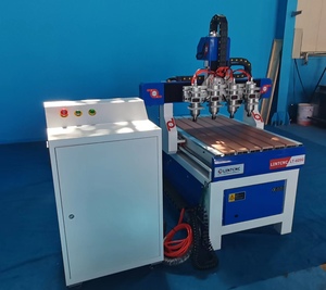 Precio de fábrica Multi-husillo 6090 Carpintería Cnc Router con eje de rotación para la venta - Product Image 4