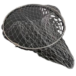 Telescopic Stainless <strong>Steel</strong> Handle Nylon Landing Dip Net Fishing Net Catcher Trap for Fish Catching Net - Product Image 5