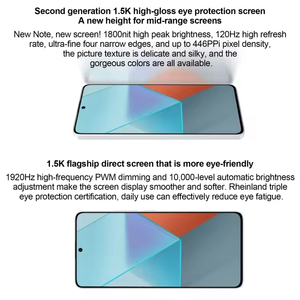 Küresel ROM kırmızı Mi not 13 Pro 5G Smartphone 6.67 "Amoled çoklu dil Snapdragon 7S Gen 2 5100mAh pil 200MP arka kamera - Product Image 4