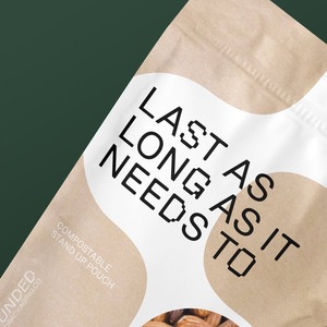 Düşük MOQ % 100% Compostable ayakta duran torba için özel dijital baskı ile - Product Image 3
