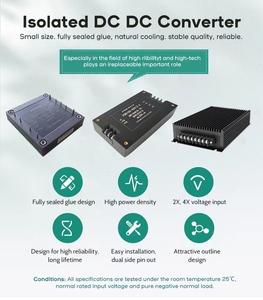 Alta calidad 400V-800V 100W Entrada 600V Salida 12V/8.33A Convertidor reductor de CC a CC - Product Image 5