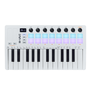 Controller per tastiera MIDI USB portatile a 25 tasti con modalità scala di integrazione corda DAW e arpeggiatore - Product Image 1