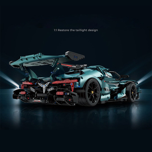 1:8 Technical Vehicle Guly 10612 3468pcs/set <strong>Apolloed</strong> IE Super Racing Car Model Building Blocks Brick <strong>Toy</strong> Christmas Gift