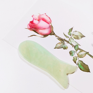 Hongzhuo Massagem Facial Ferramenta Xiuyan Jade Guasha Board Massagem Facial Ferramenta - Product Image 4