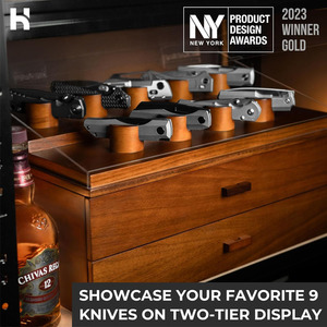 Armada Cao Cấp Túi dao hiển thị trường hợp hộp bóng cho 40-50 dao với ngăn kéo lớn lưu trữ bộ sưu tập của bạn với phong cách - Product Image 3