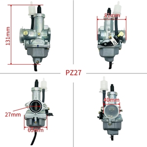 高品質<span class=keywords><strong>27mm</strong></span> 125cc-175cc PZ27 CG125 CG150 CG200 TR250 TXM155 ATVクアッドゴーカートカートバイク用キャブレターフィルター付き