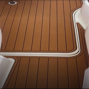 2002-2007 Sea Ray <strong>Sundancer</strong> <strong>300</strong> Swim Platform Cockpit Pad Boat EVA Teak Floor Backing Adhesive SeaDek Gatorstep Style Floor - Product Image 4