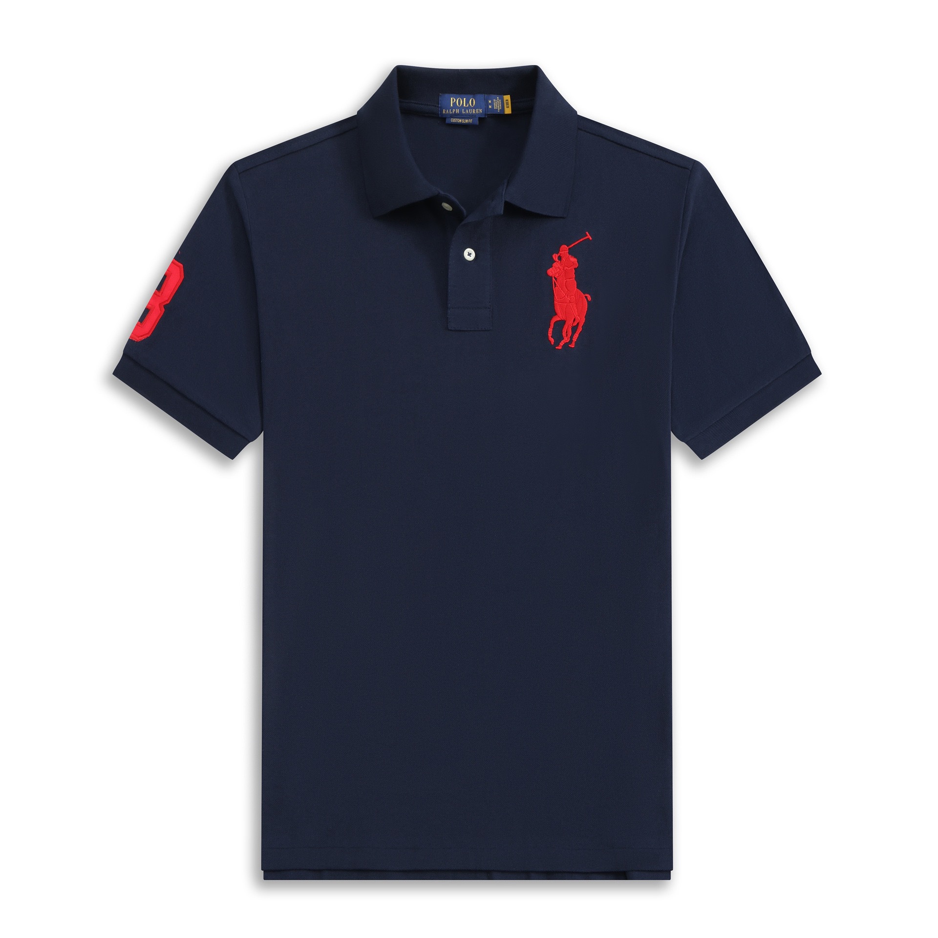 Sapphire blue red label